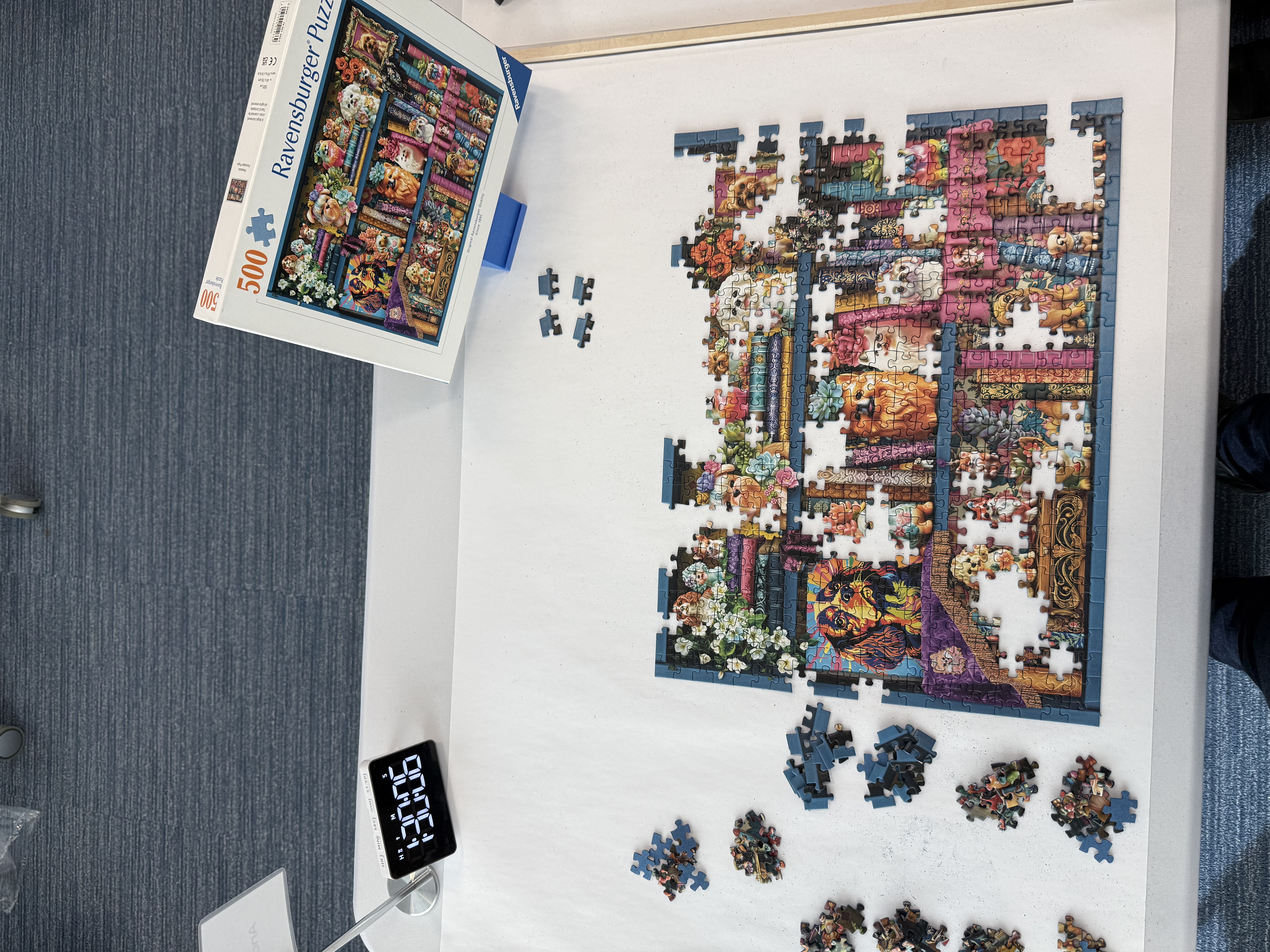 A photo of Precious Porcelain Pups incomplete.